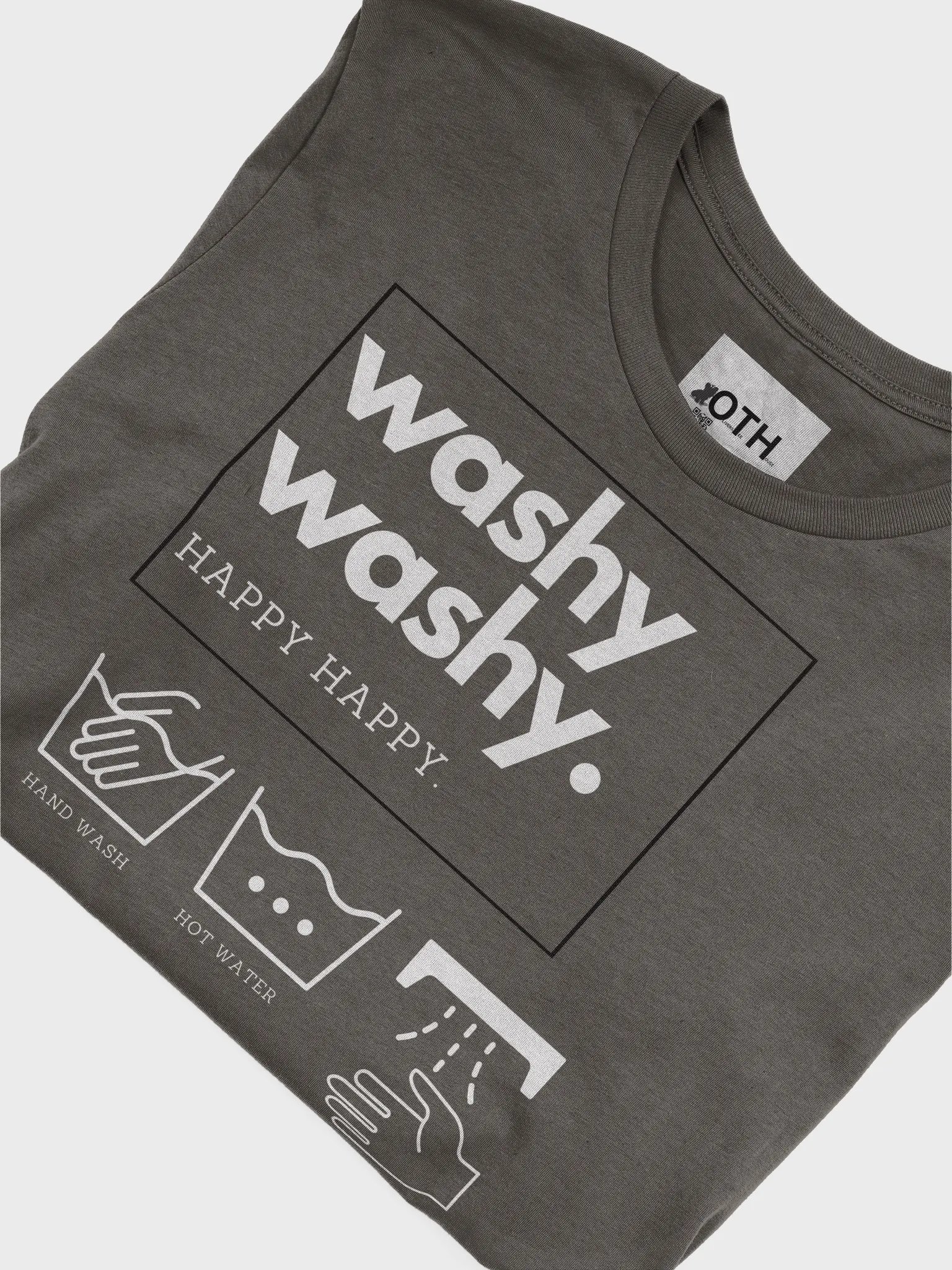Ultra-Soft Unisex Washy Washy Dark Tee product image (3)