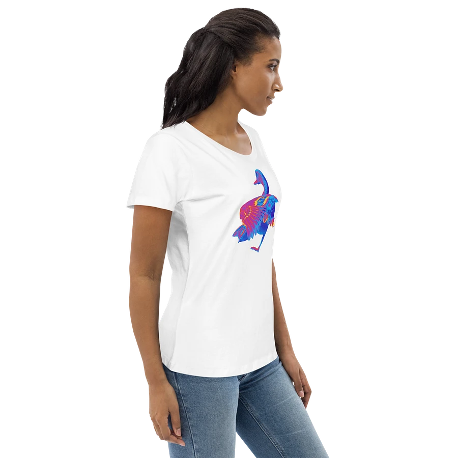 Funky Neon Pink and Blue Duck Fitted T Shirt product image (7)