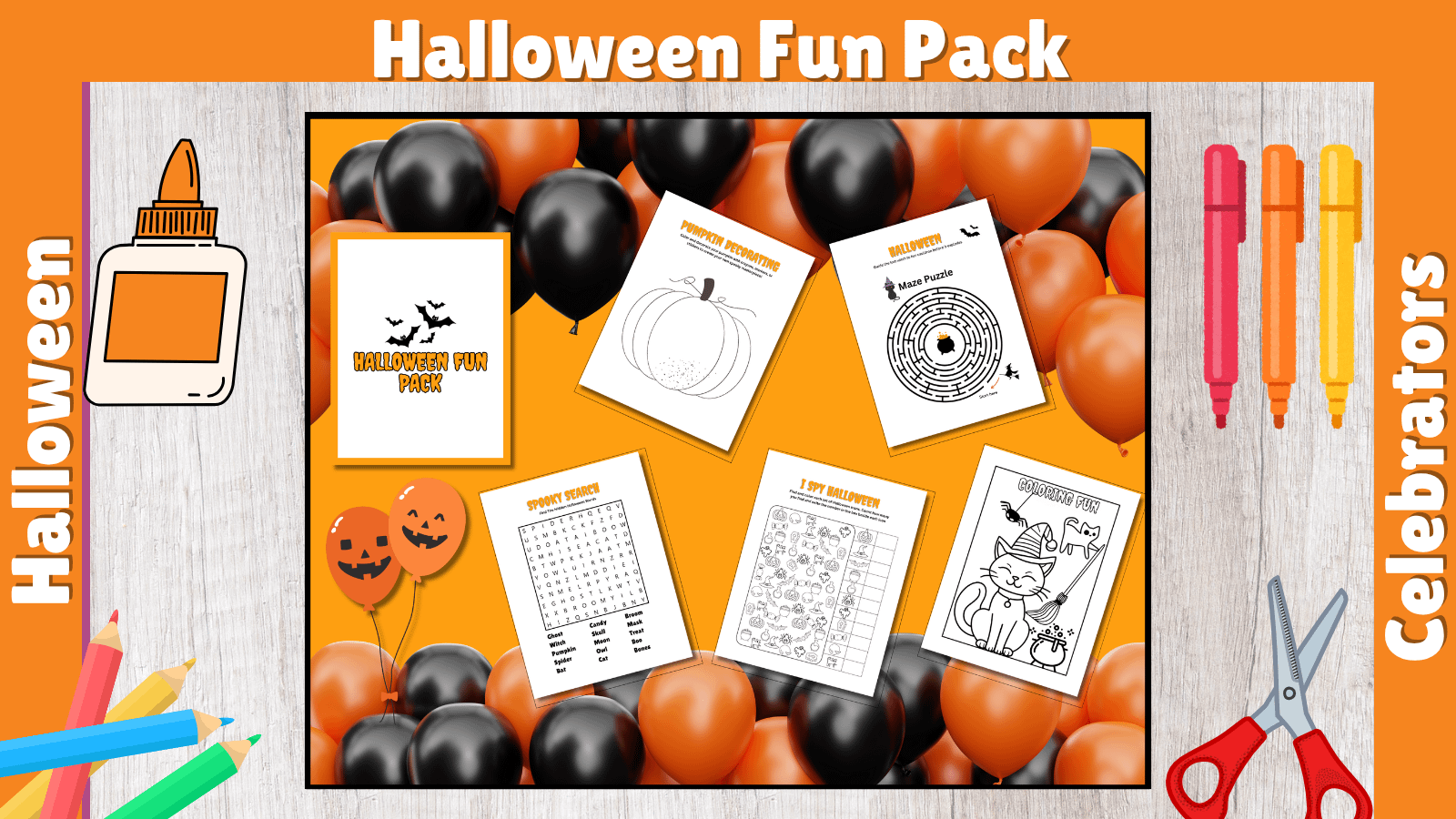 Holiday Fun Packs for Kids | 20 Holiday Activity Sheets product image (3)