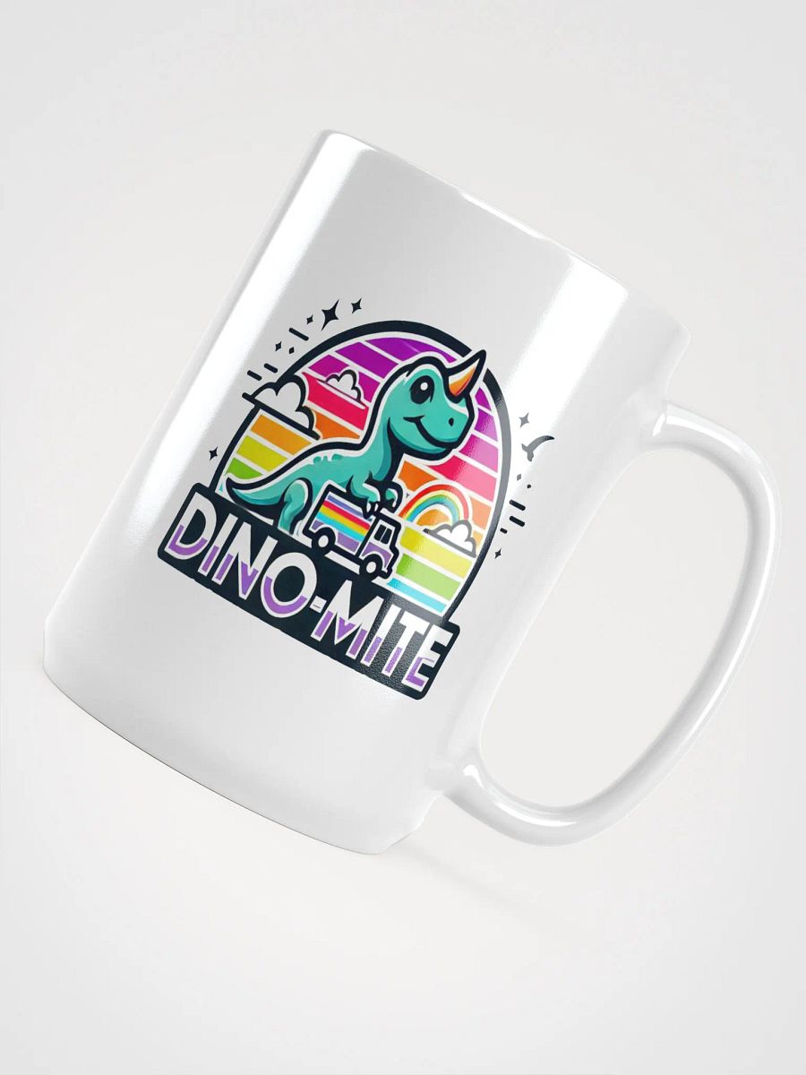 DINO-MITE White Glossy Mug product image (4)