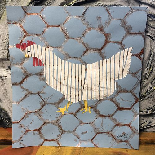 🐔 What do you call a drawing of a chicken that’s been all cut up? “Chicken Strips!”

A fitting title for this random piece id...