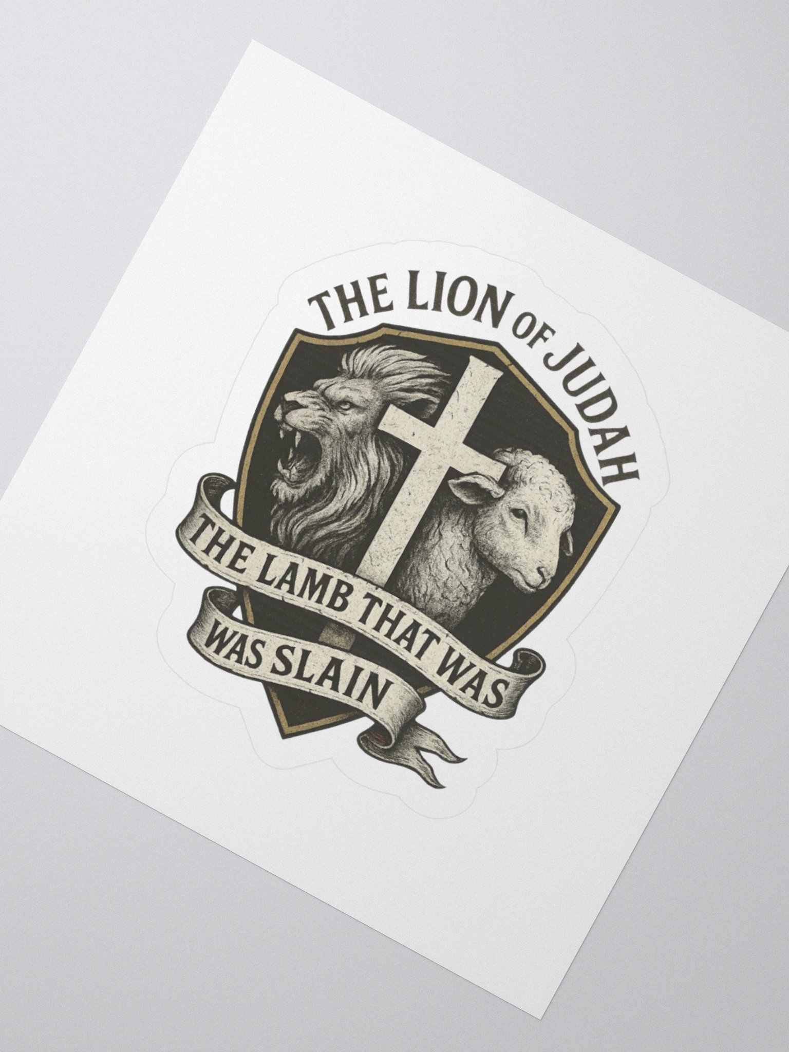 Lion of Judah/Lamb that was Slain sticker product image (6)