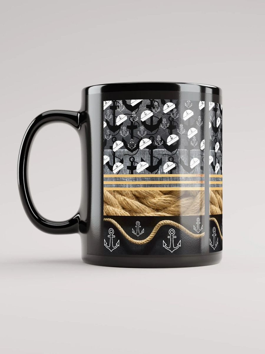 JoBeth Nautical ⚓ Black Glossy Mug product image (12)