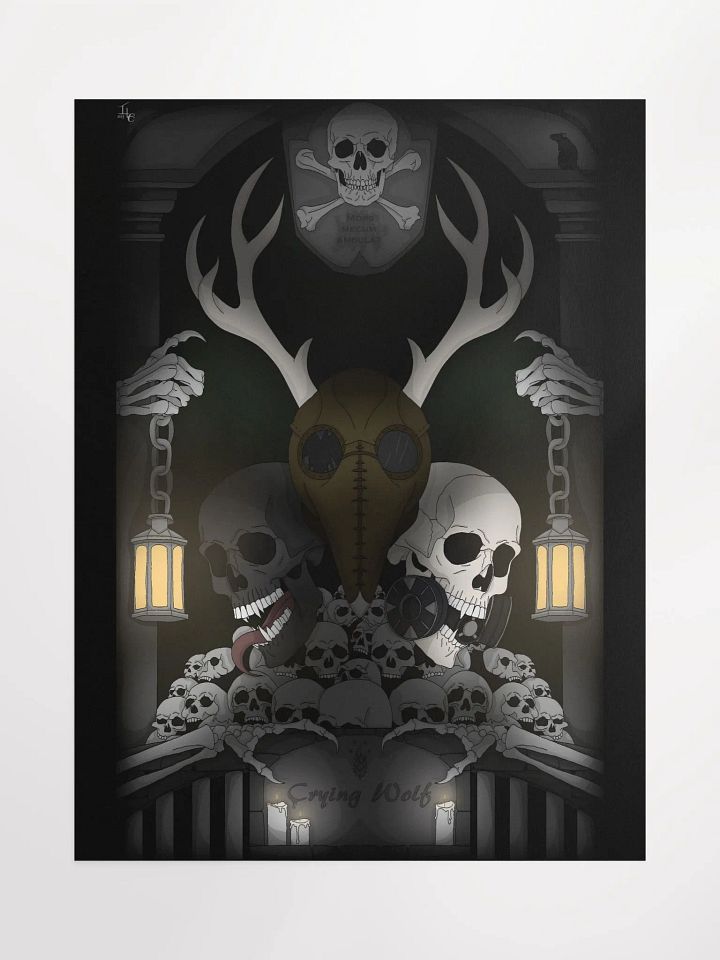 "Mors Mecum Ambulat" Plague Runners Poster product image (2)