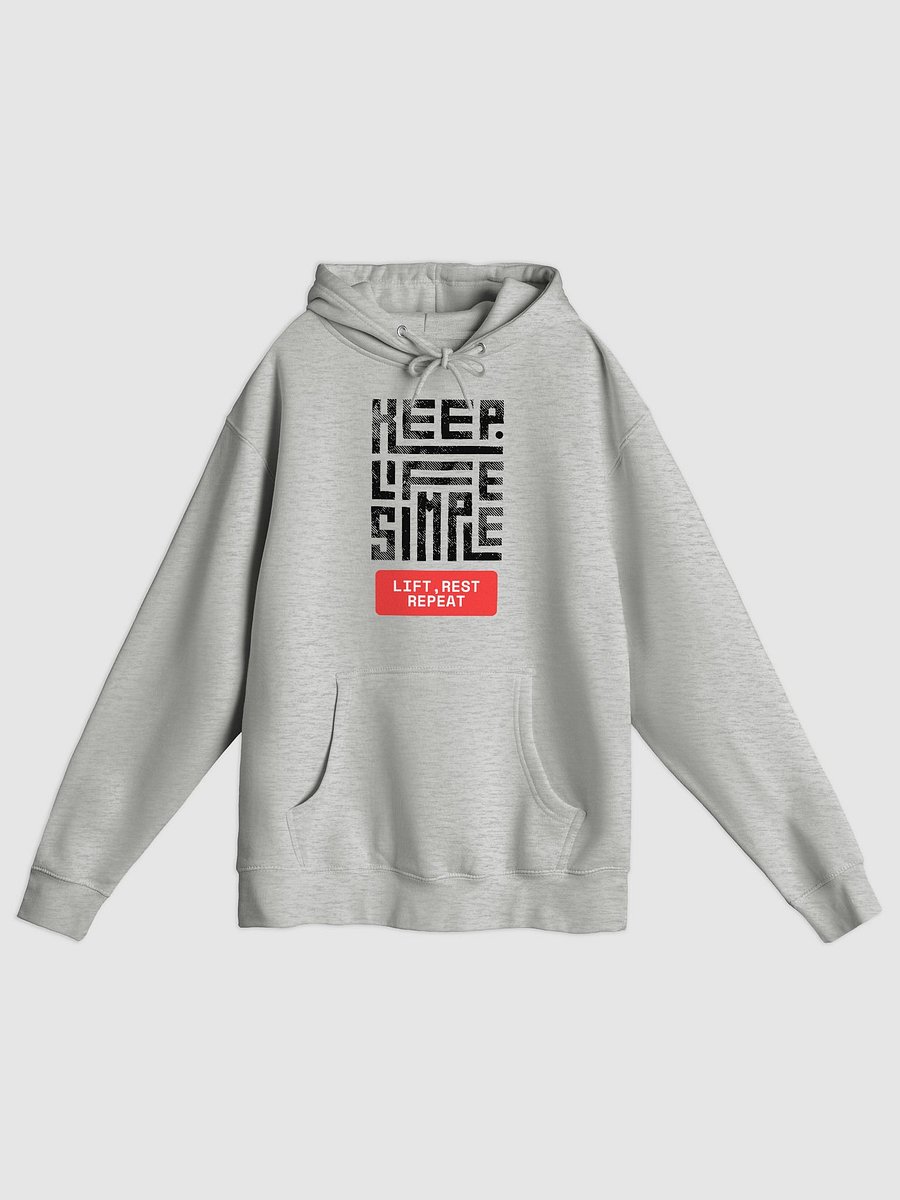 Keep Life Simple - Sweat Shirt Black Text product image (3)