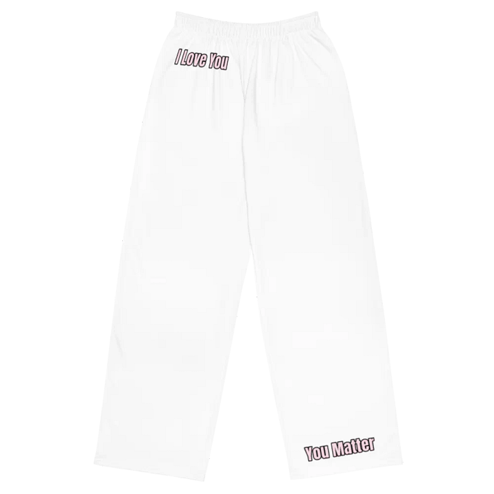 I Love You x You Matter Wide Pants product image (1)