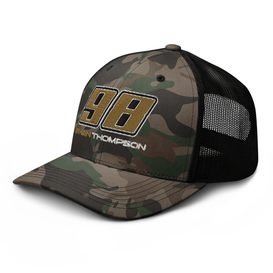 Ethan Thompson 98 Racing Fan Camo Snap back product image (6)