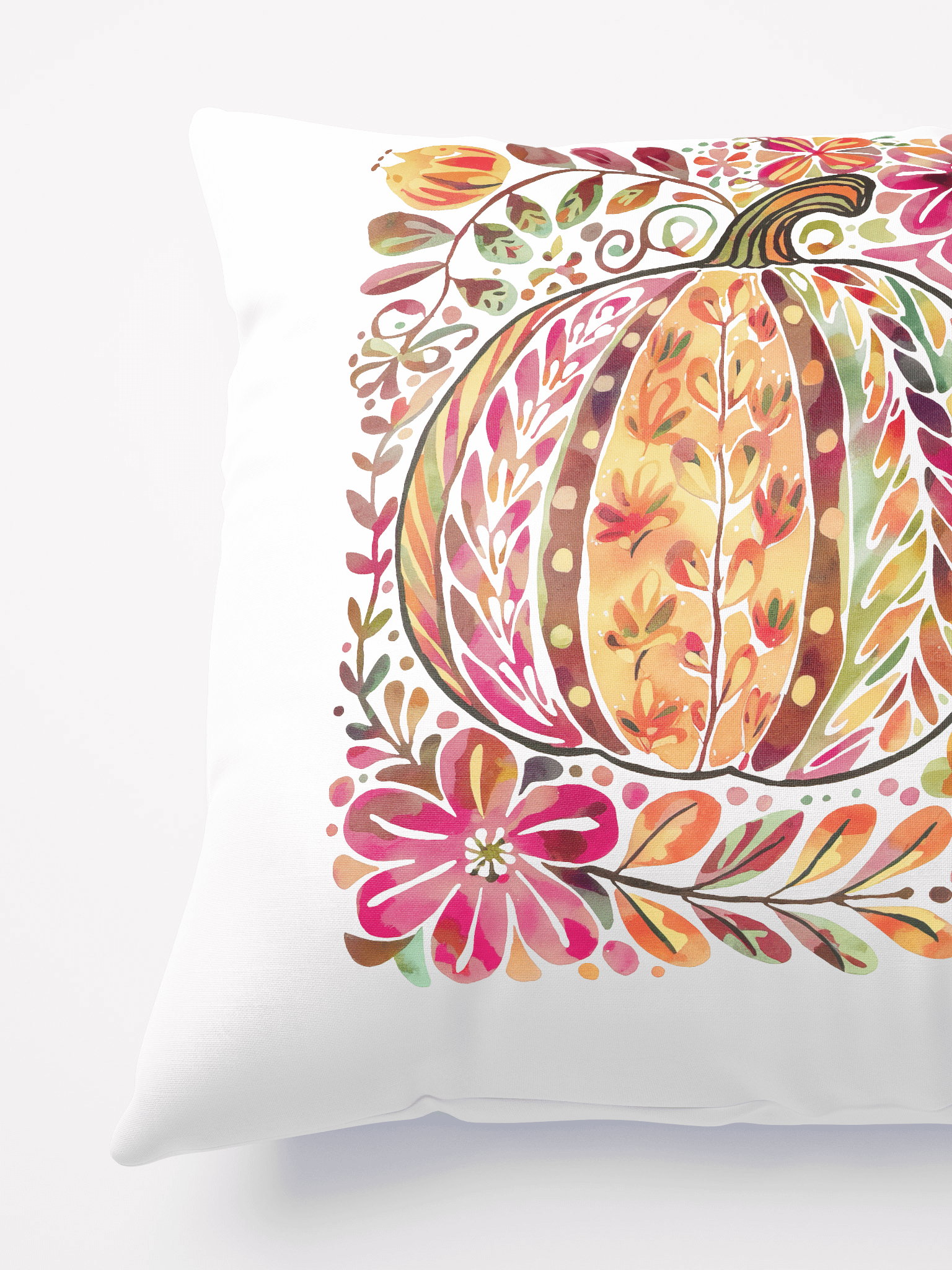 Vibrant Pumpkin Patch Pillow product image (3)