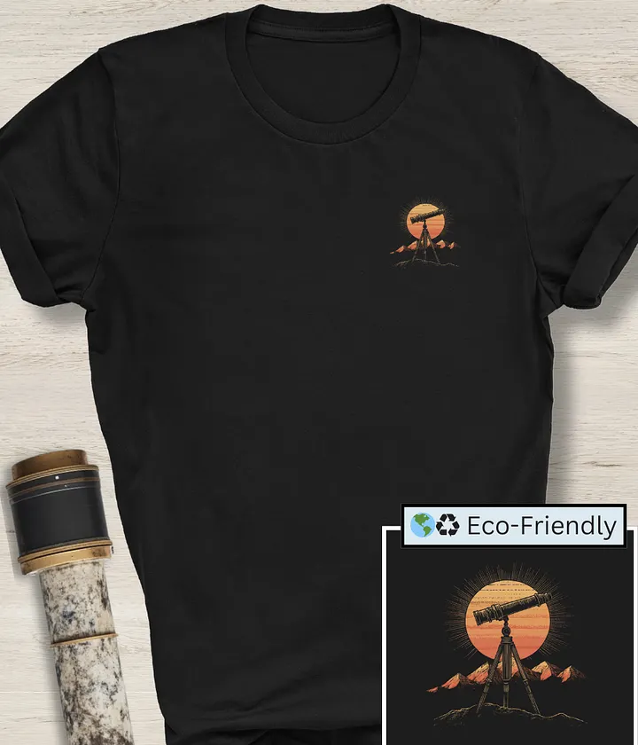 Telescope Sunset T-Shirt product image (1)