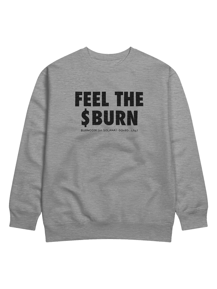 FEEL THE $BURN Sweatshirt - Light product image (1)