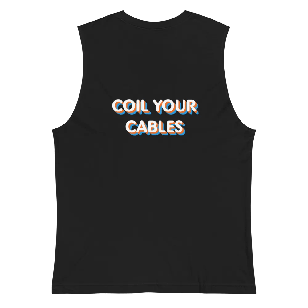 Coil Your Cables/Marble Guitar Pick Muscle Tank product image (4)