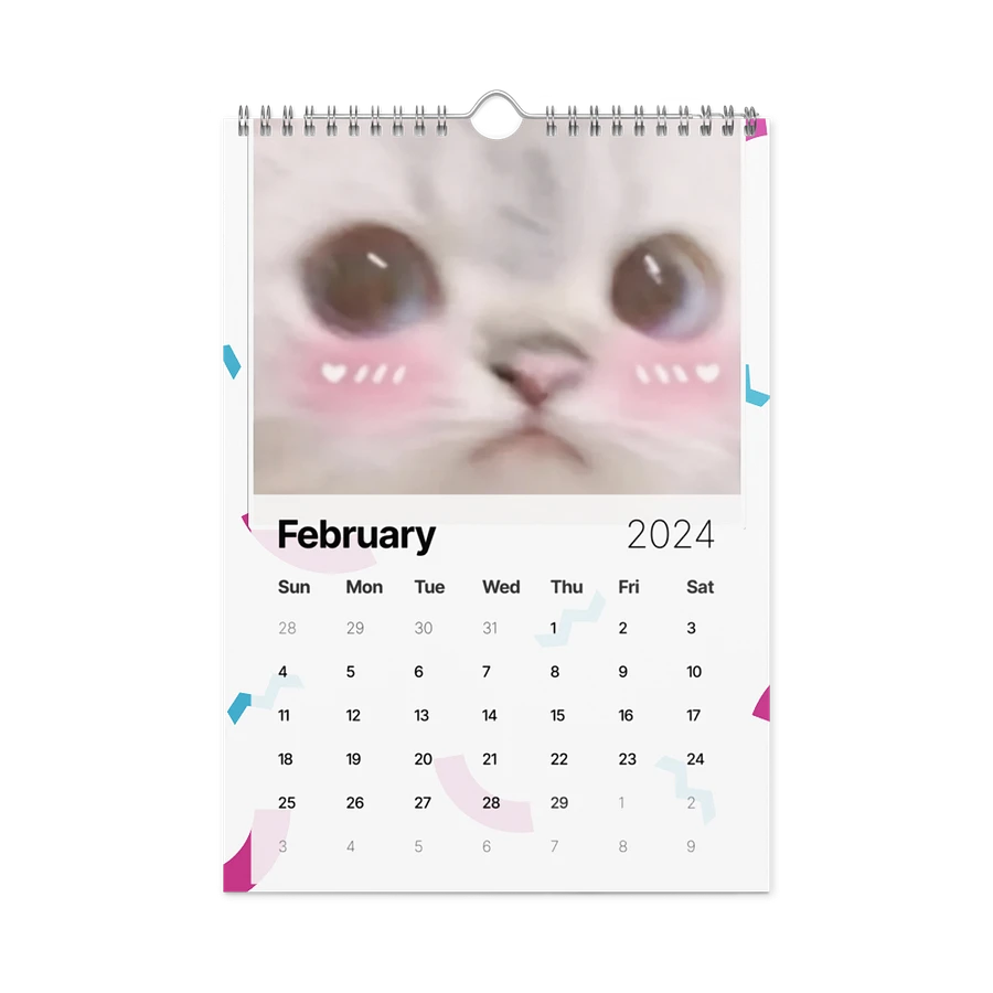 Wall Calendar (2024): Meme Cats product image (7)