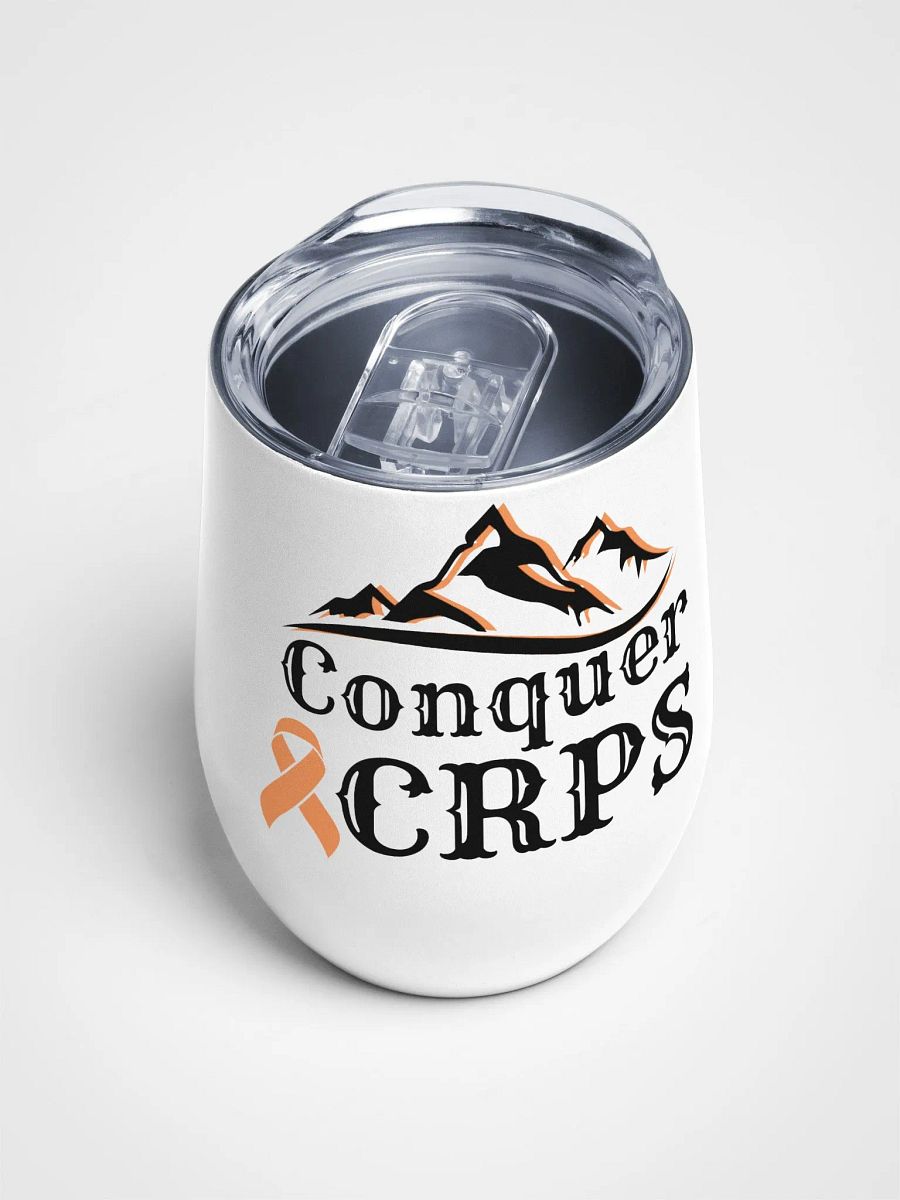 OFFICIAL Conquer CRPS stainless steel Wine Tumbler (12oz) product image (4)