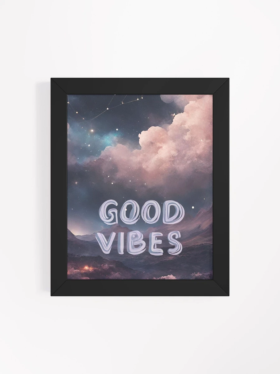 Good Vibes Framed Print (Night) product image (4)