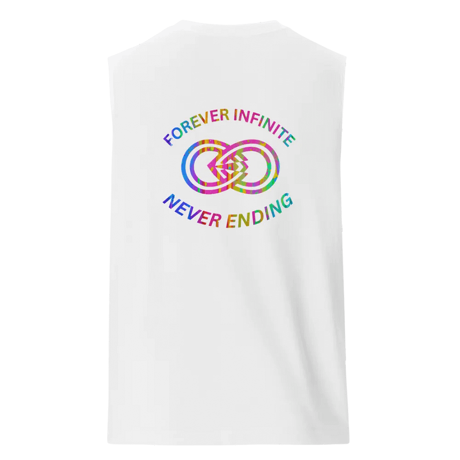 Whole World Apparel No Sleeve White T product image (12)