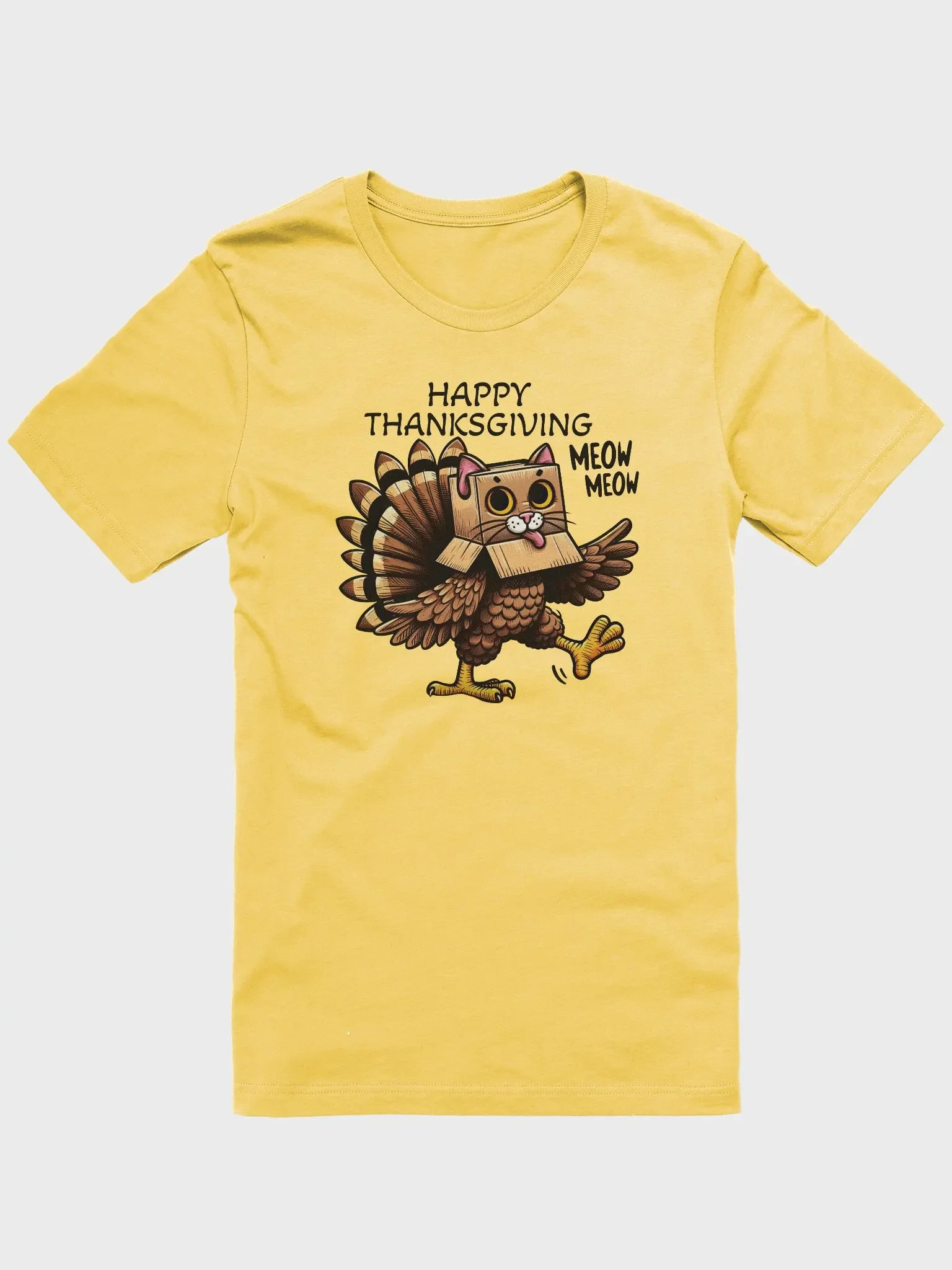 Happy Thanksgiving Meow T shirt product image (6)