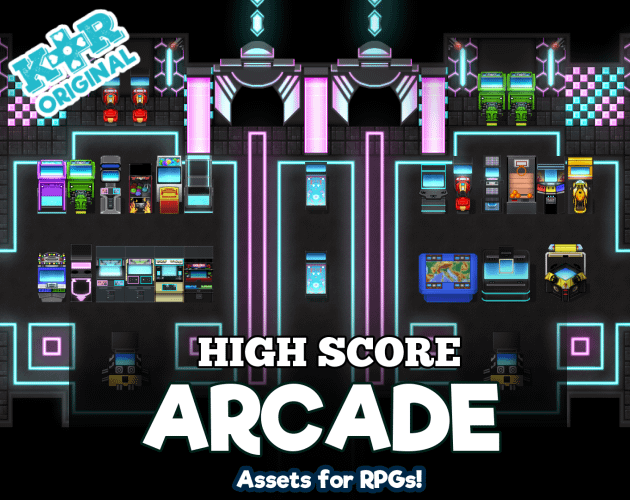 KR High Score Arcade Tileset for RPGs product image (1)