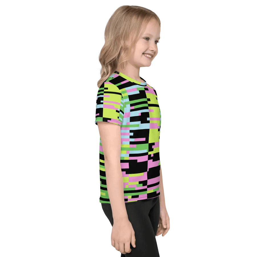 Abstract Color Blocks Kids T-Shirt product image (4)