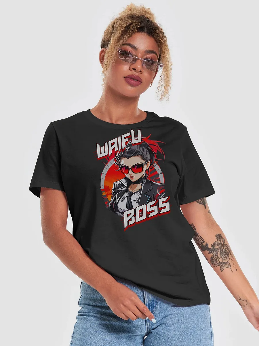 Waifu Boss v1 - Bella Canvas Women's Supersoft Relaxed-fit T-Shirt product image (1)