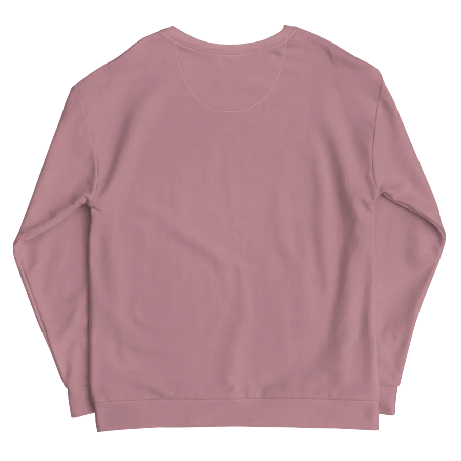 Plain Dusty Pink Soft Summer Unisex Recycled Polyester Heavyweight Premium Sweatshirt by Treasure Pie product image (7)