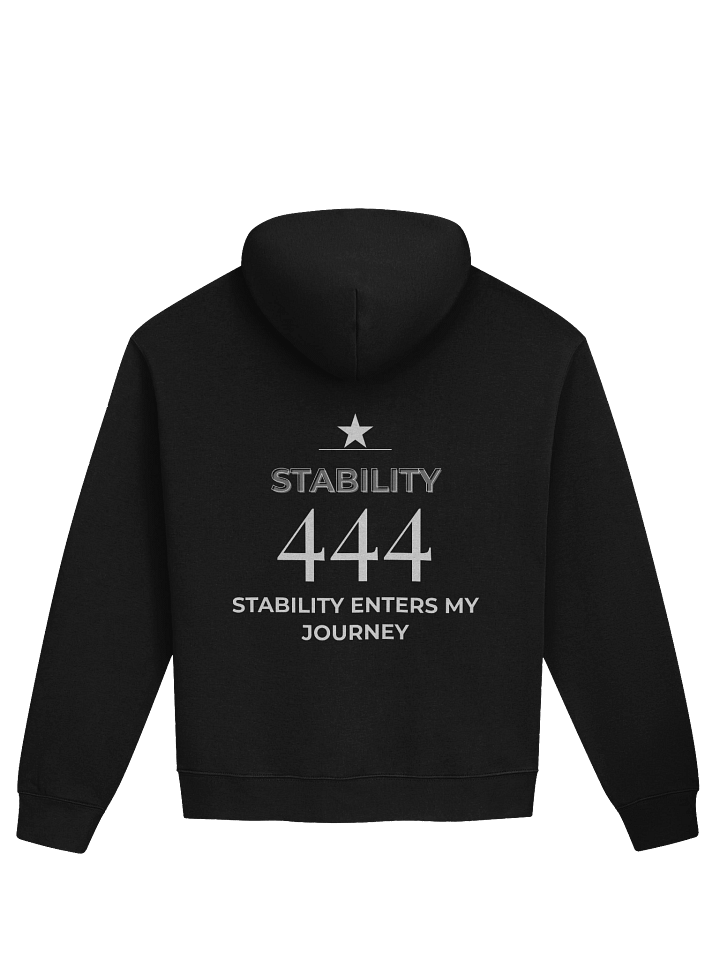 Unisex Premium Oversized Hoodie - 444 — Stability enters my journey product image (1)