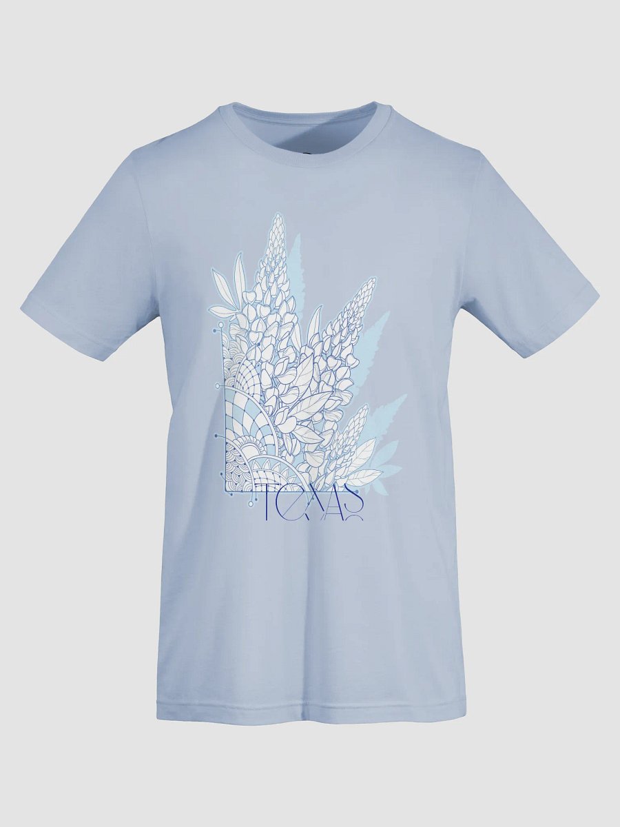 Texas in Bloom: Minimal Bluebonnet Line Art Tee product image (63)