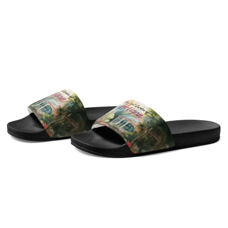 The Lost Garden of Heligan All Over Print Womens Slides product image (8)