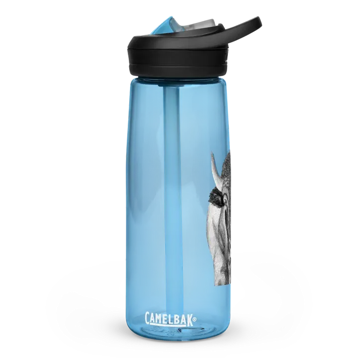 Bison Drawing Water Bottle Straw product image (4)