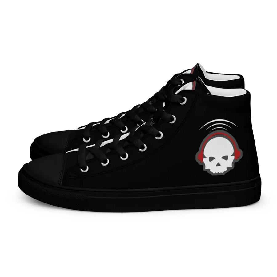 Skull Logo High Top Canvas Shoes product image (4)
