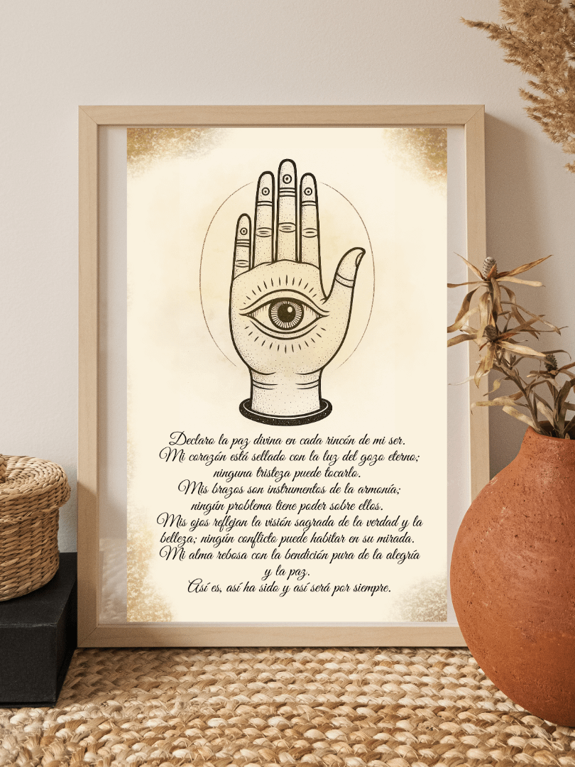 La Mano Sagrada del Ojo Protector - Arte Místico para la Paz Interior y la Protección Energética product image (2)