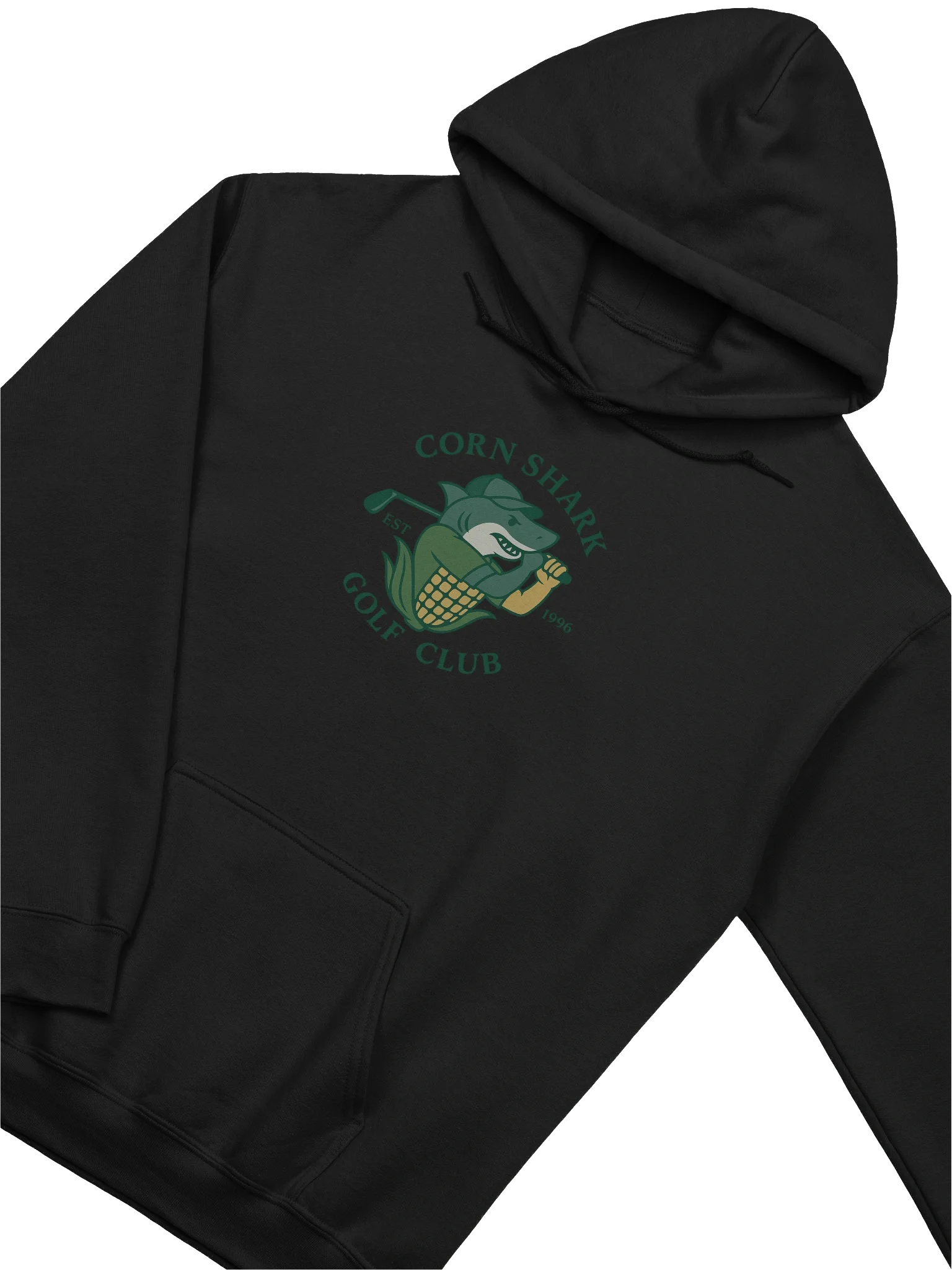 CornShark Golf Club (Black Hoodie) product image (3)