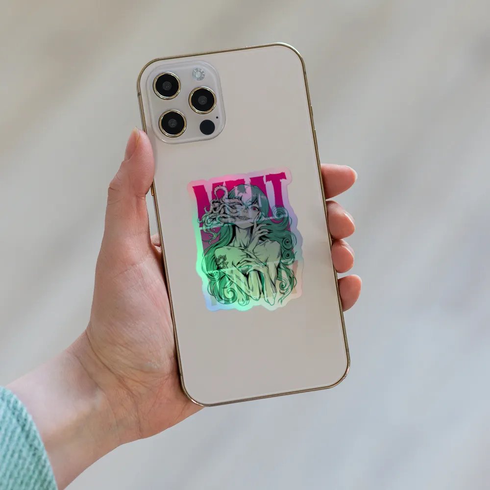 Body Horror Meat Mommy Holographic Sticker product image (7)