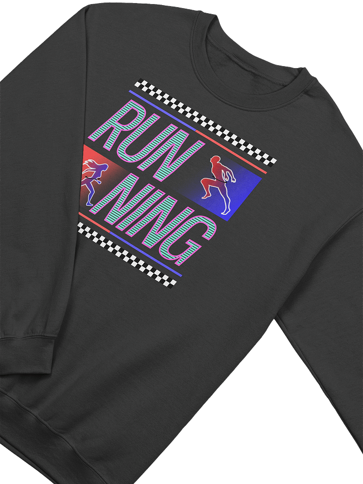 Running Stripes Glowing Runners Crewneck Sweatshirt product image (2)
