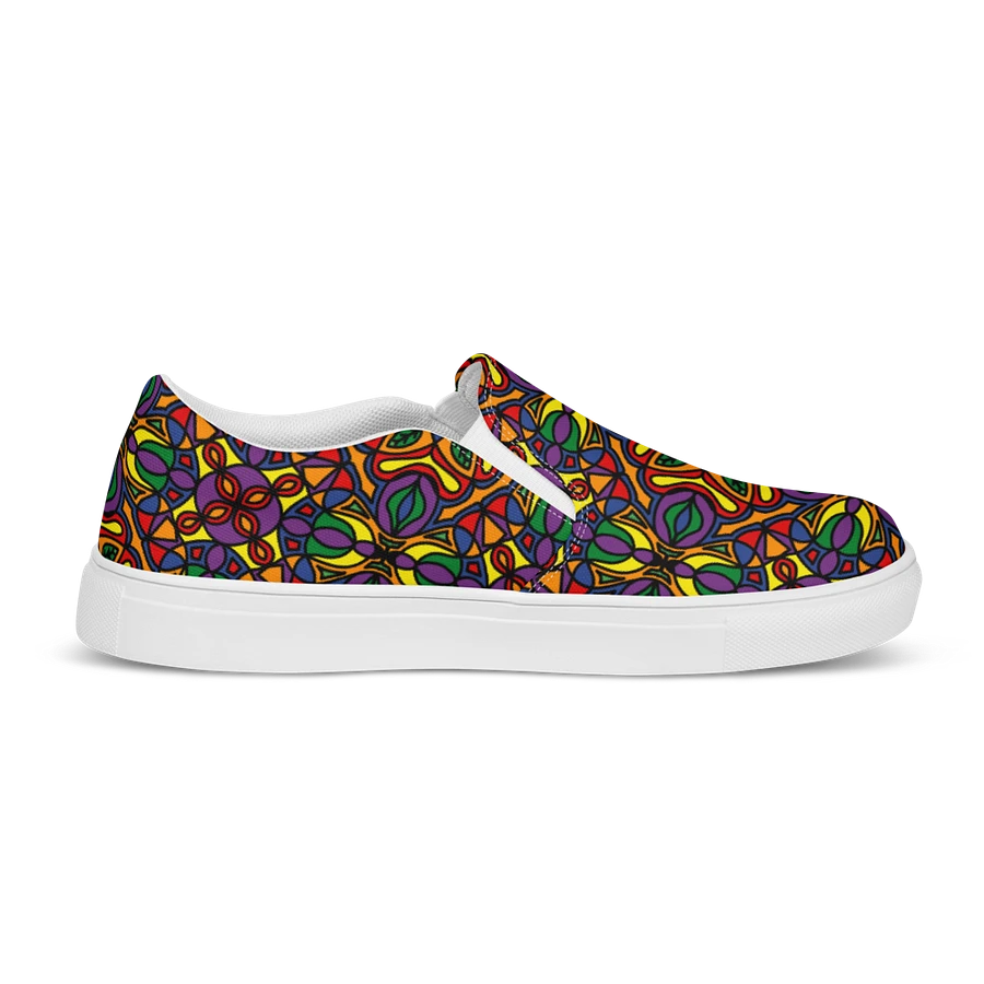 Mens Slip On Canvas - Pride Abstract product image (5)