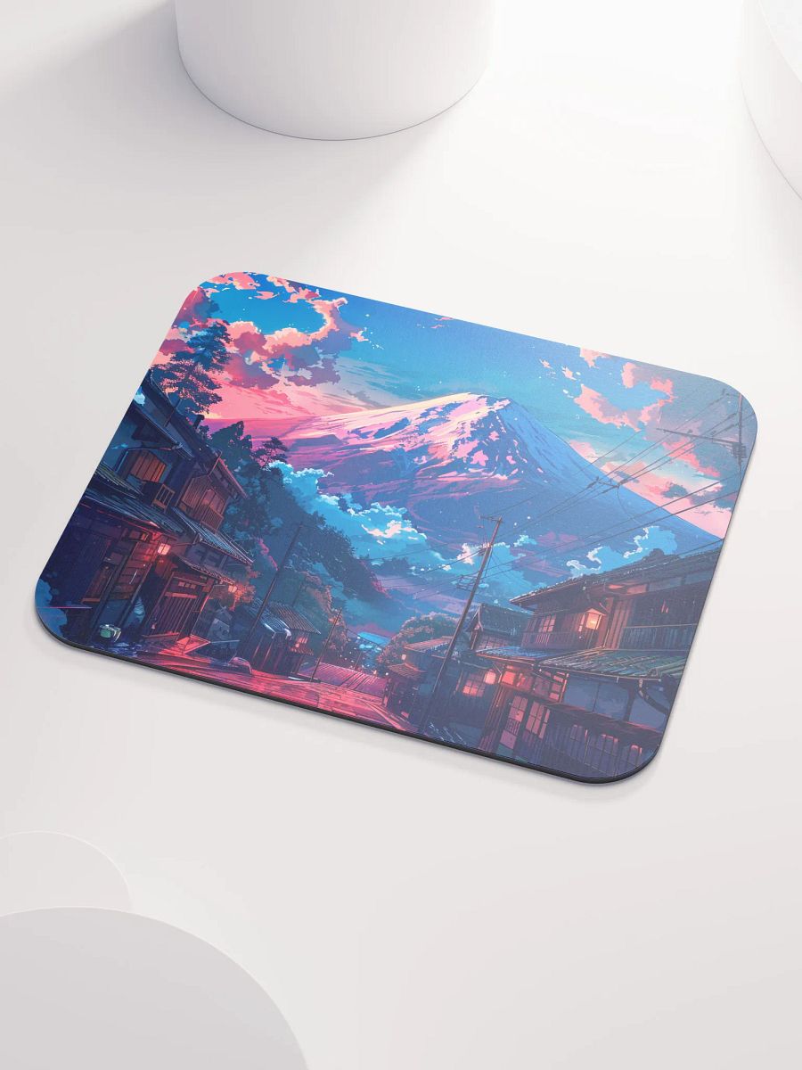Mountain Village Anime Style Mouse Pad by Treasure Pie product image (4)