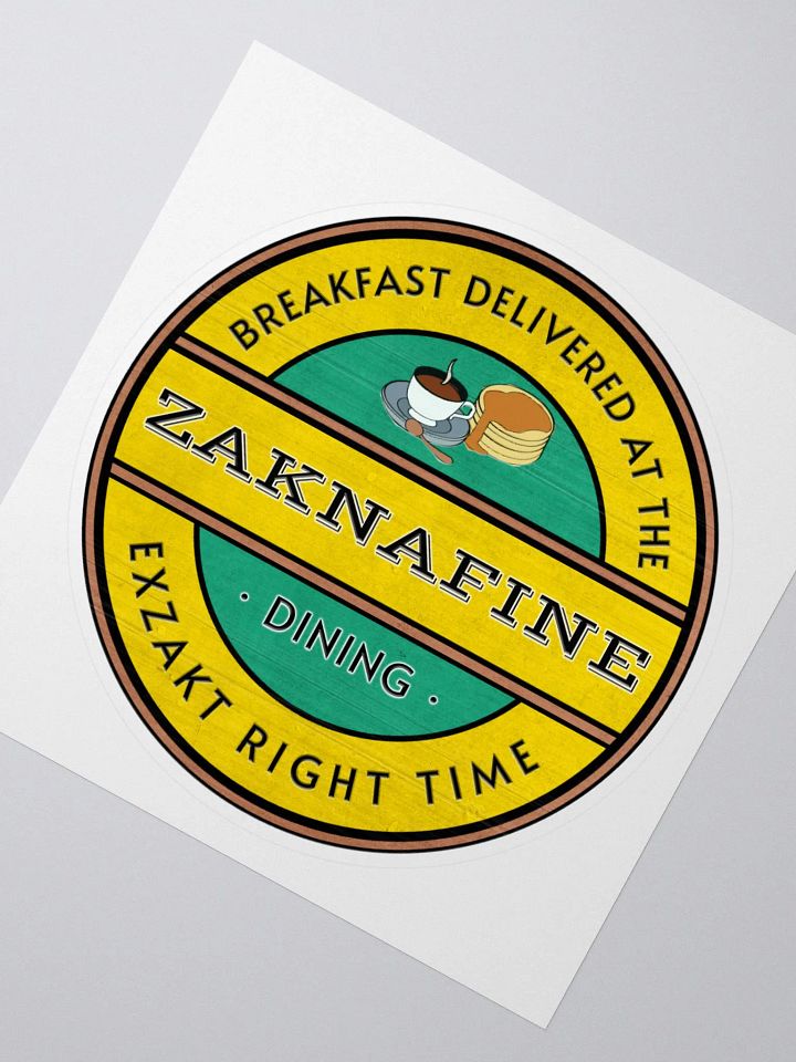 Zaknafine Dining Sticker product image (2)