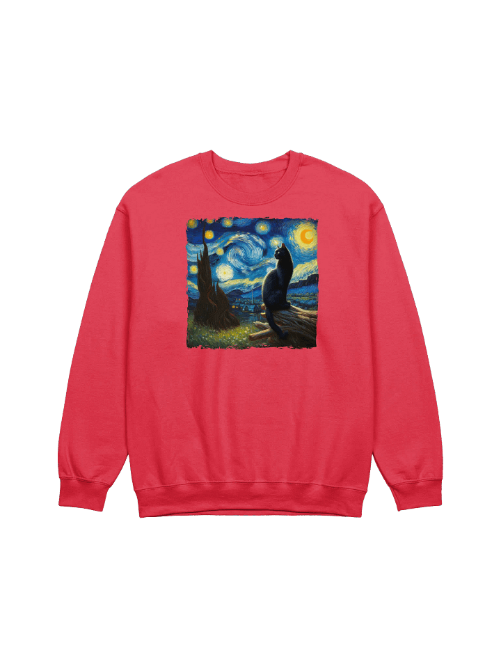 BLACK CAT STARRY NIGHT SWEATSHIRT product image (33)