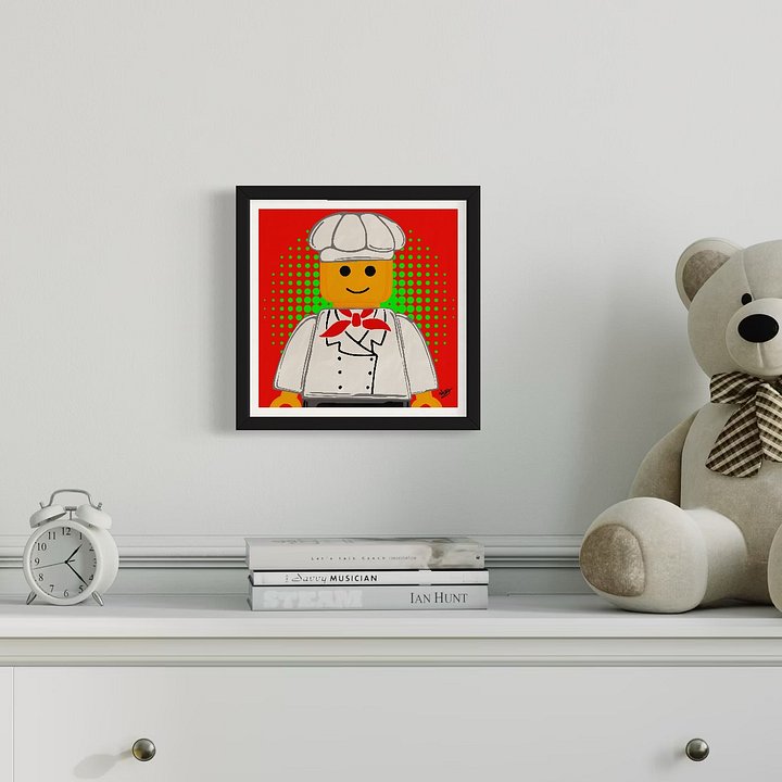 LEGO PEOPLE - Mr Chef (Framed Matte Print) product image (3)