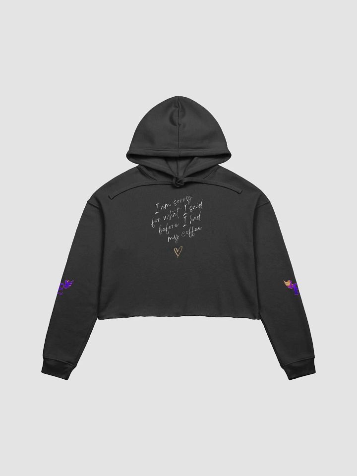 Cold Weather Coffee Love Crop Hoodie product image (1)