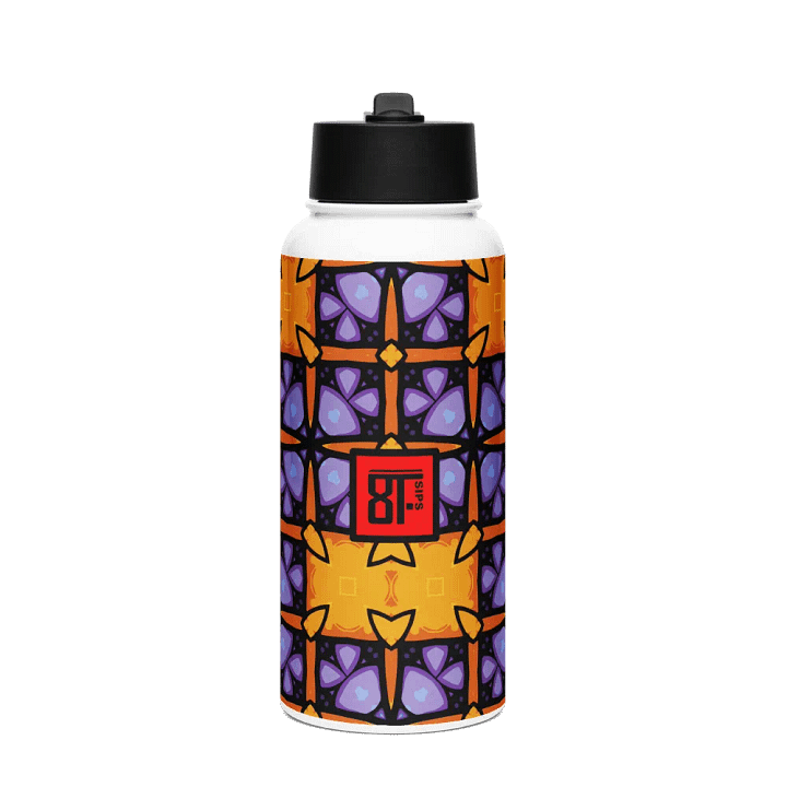 8T Sips Mosaic Stainless Steel Water Bottle product image (1)