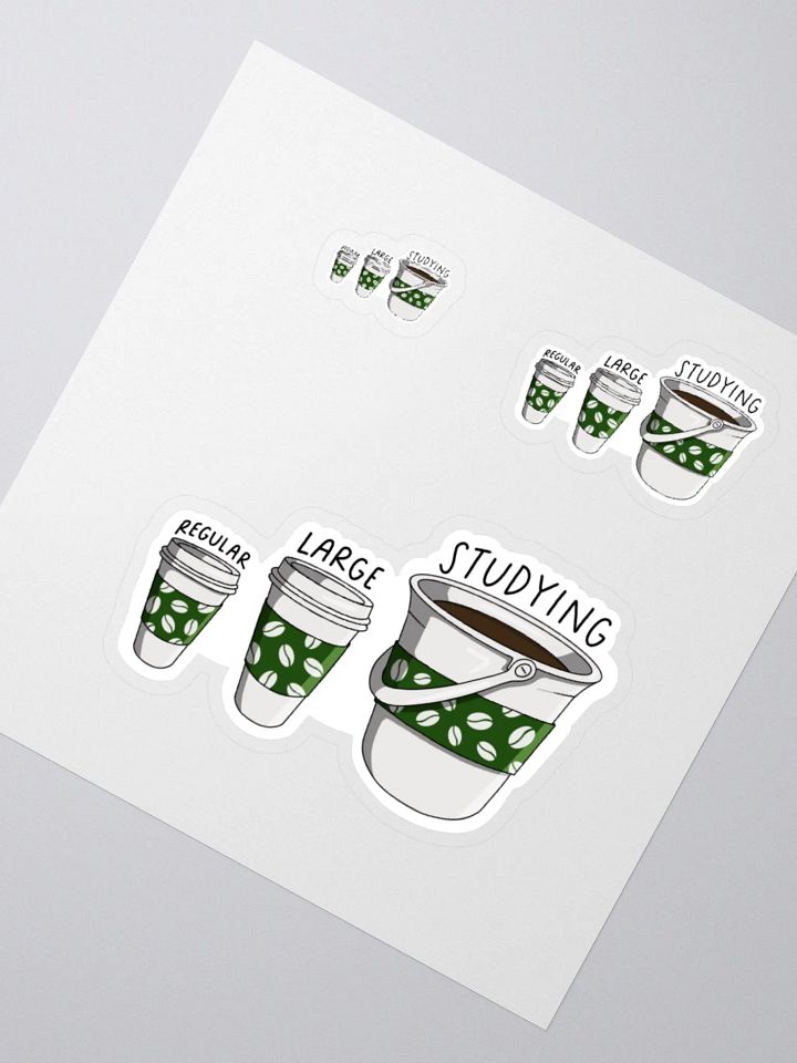 Coffee Study Sticker product image (2)