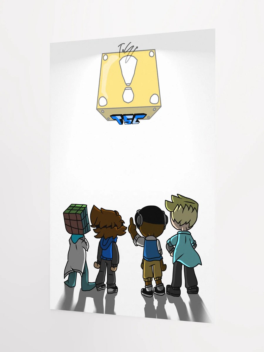 TSC with floating gold block poster product image (3)