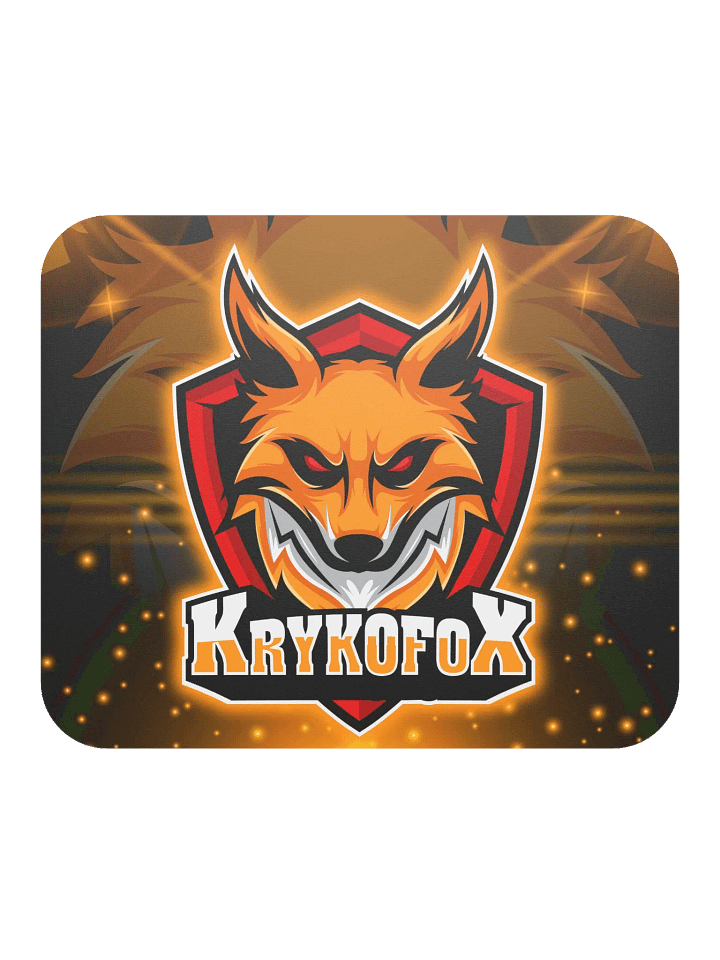 Intense Fox Shield Mouse Pad product image (2)