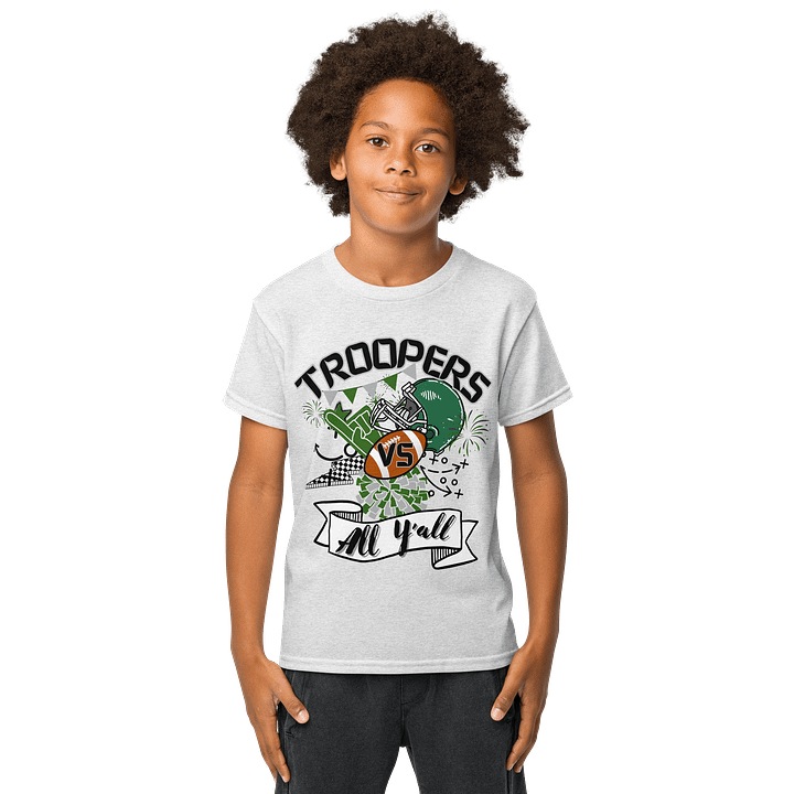 All Y'all vs. Troopers Youth Sports Tee product image (1)