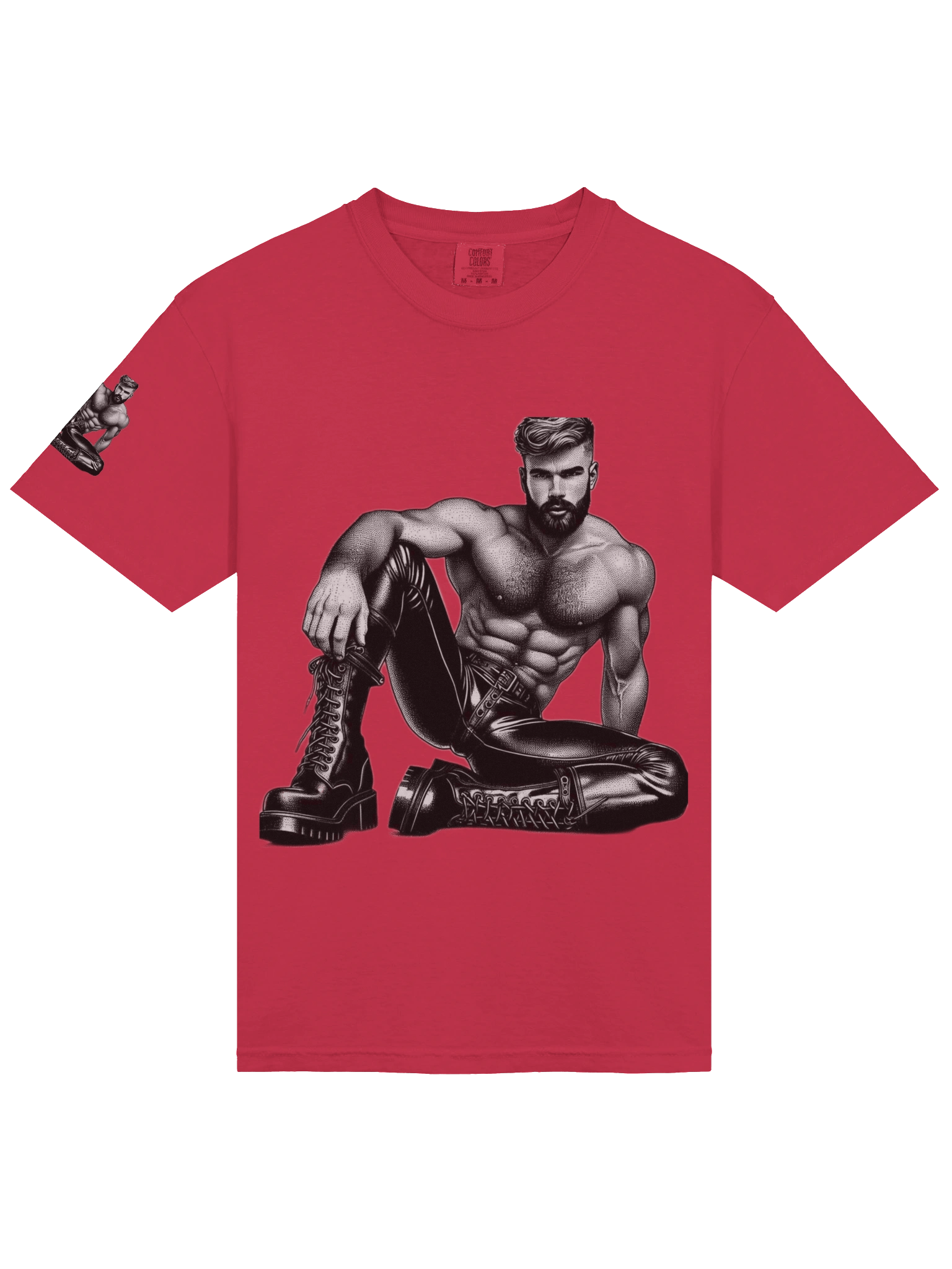 Limited Time Offer Lucky DIP bonus! Gay Gods - Captain Ivan Gay Leather Bar Pride Berlin Graphic Design T-Shirt product image (17)