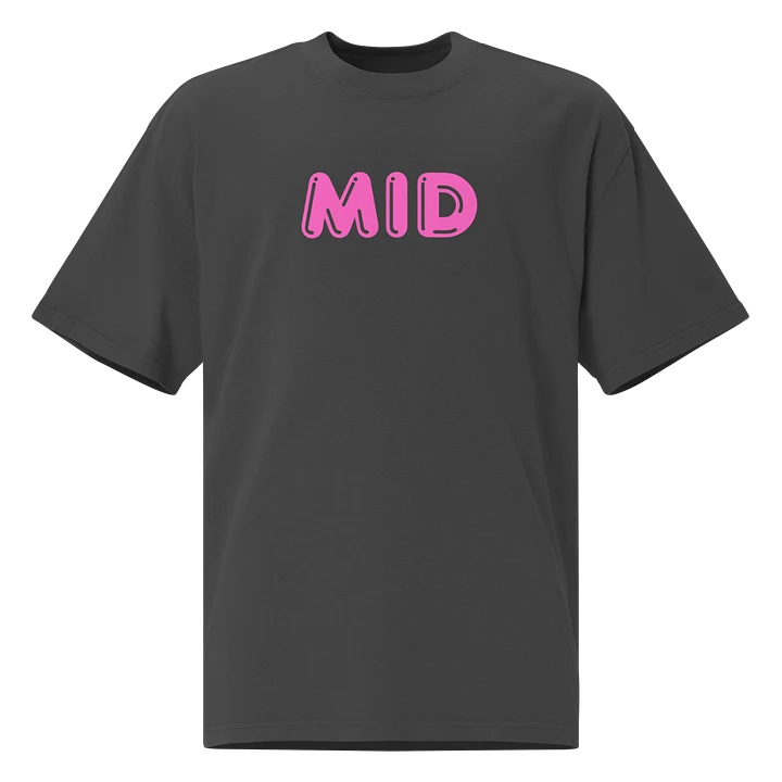 Mid Pink Print Oversized T-shirt product image (1)