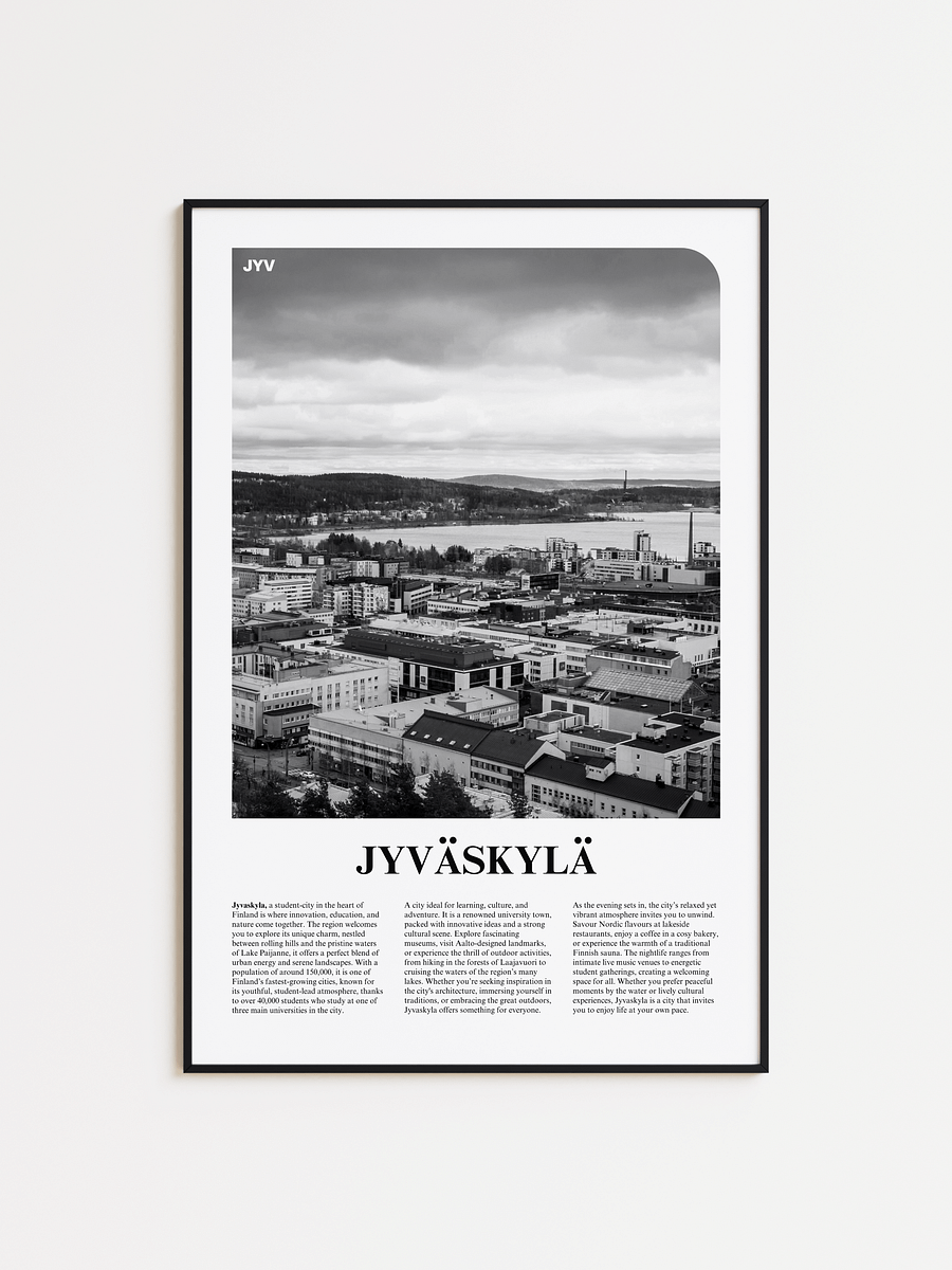 Jyvaskyla 01 Newspaper Poster product image (1)