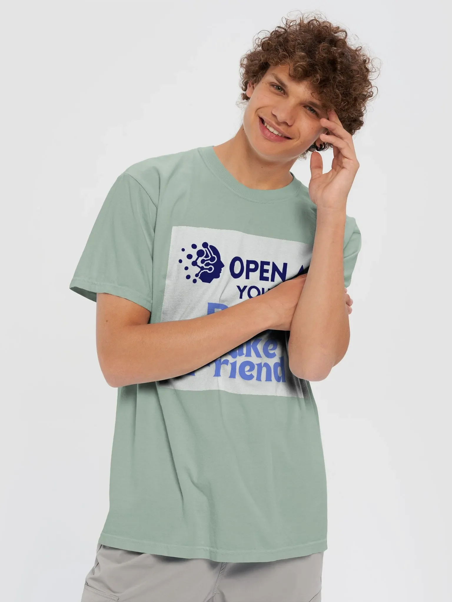 AI Best Friend Graphic Tee product image (5)
