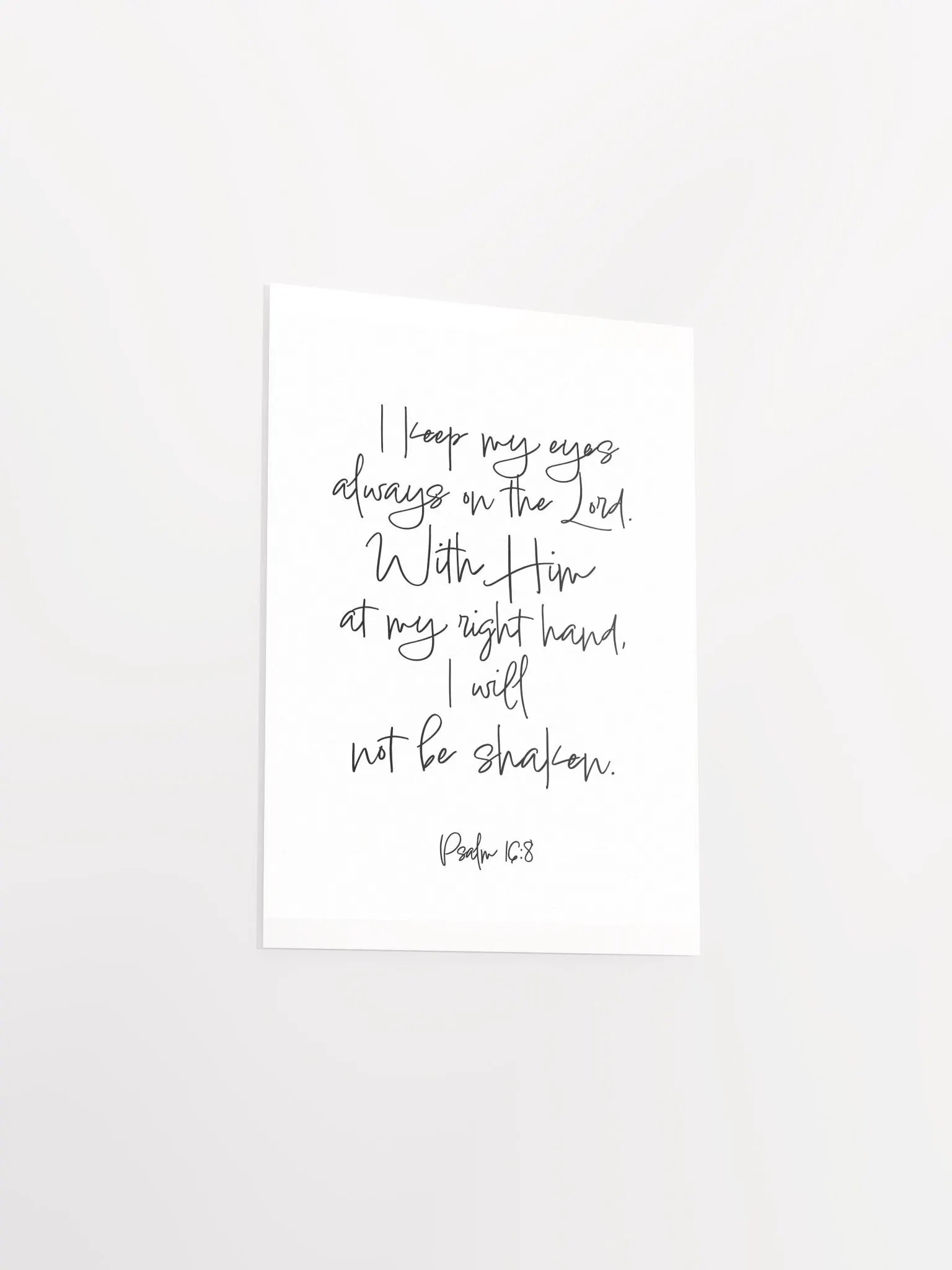 I Will Not Be Shaken - Print product image (3)
