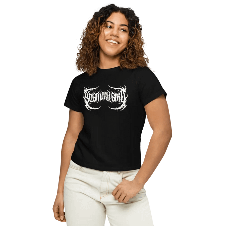Yoga With Bird High Waisted Tee product image (5)